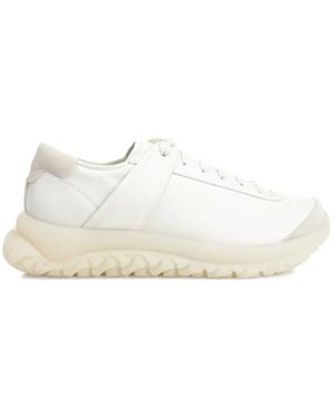 Birkenstock 1774 Stroedt Lace-Up Leather Sneakers - White