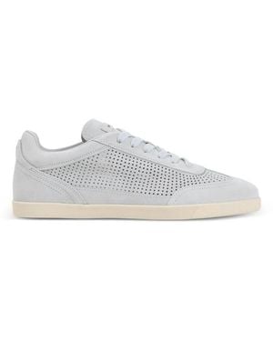 Kiton Openwork Sneakers Aus Wildleder - Weiß
