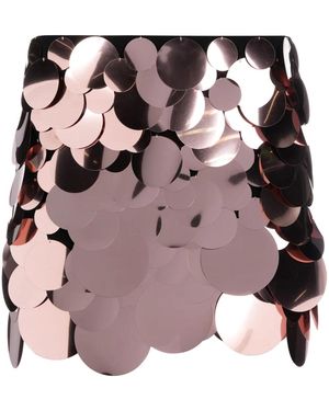 The Attico Sequin Miniskirt - Pink