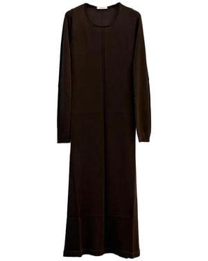 Lemaire Long-Sleeve Maxi Dress - Black