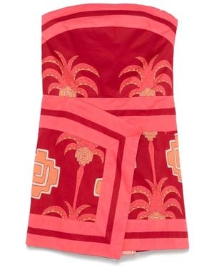 Johanna Ortiz Vestido corto Ritual - Rojo