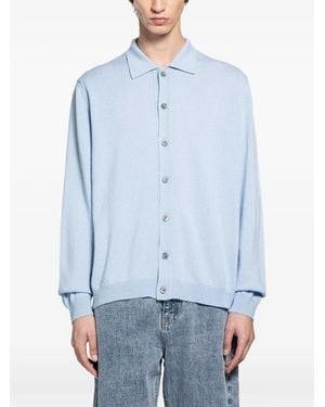 Second/Layer Frankie Wool Cardigan - Blue