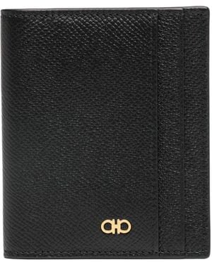 Ferragamo Gancini Cardholder - Black