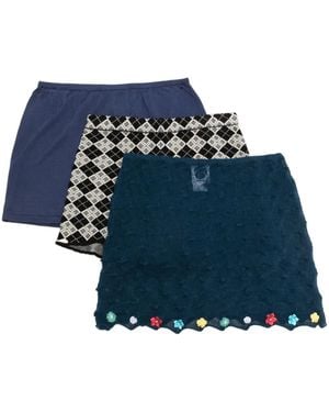 YANYAN KNITS Conjunto de punto - Azul