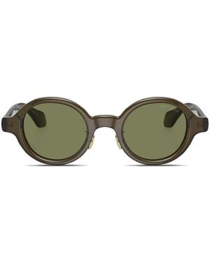 Giorgio Armani Round-Frame Sunglasses - Green