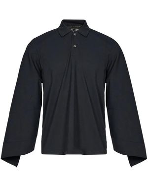 Comme des Garçons Polo De Manga Ancha - Azul