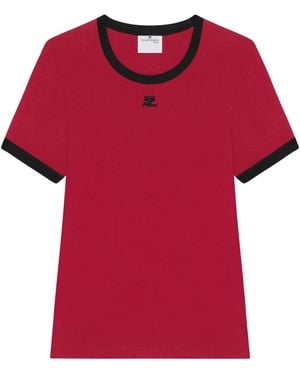 Courreges Heritage T-Shirt - Red