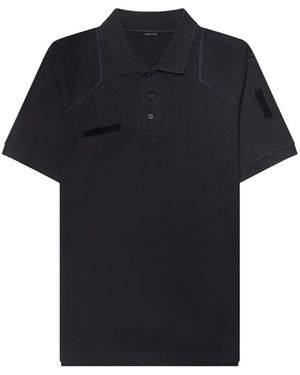PROTOTYPES Cut-Up Short-Sleeve Polo Shirt - Black