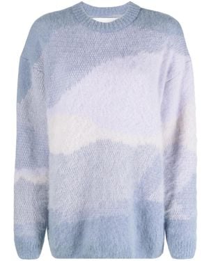 Rodebjer Pullover Mit Intarsienmuster - Blau