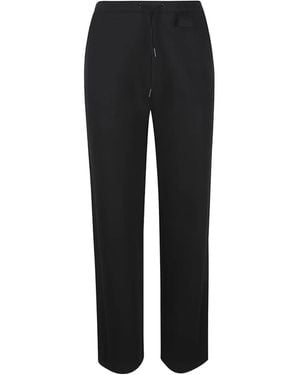 IRO Drawstrin-Detail Straight Trousers - Black