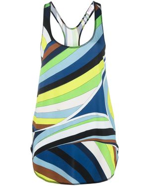Emilio Pucci Mouwloze Tanktop - Blauw