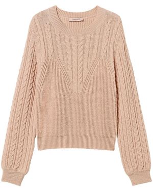 Twinset Cable-Knit Jumper - Natural