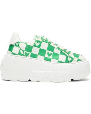 Casadei X Alessandro Enriquez Nexus Lace-Up Sneakers - Green