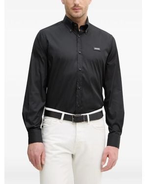Paul & Shark Logo-Patch Shirt - Black