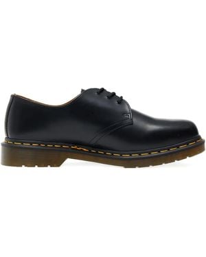 Dr. Martens Leather Lace-Up Shoes - Black