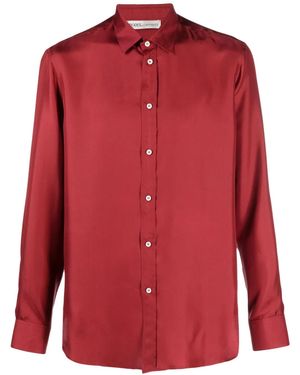 MODES GARMENTS Buttoned Silk Shirt - Red