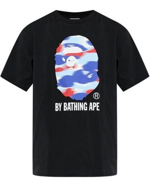 A Bathing Ape T-Shirt With Print - Black