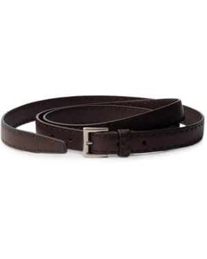 Prada Leren Riem - Wit