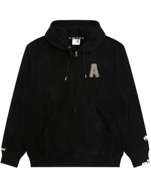Aape By A Bathing Ape Appliqué Zip-up Hoodie - ブラック