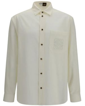 Loewe Lightweight Lyocell Shirt - White