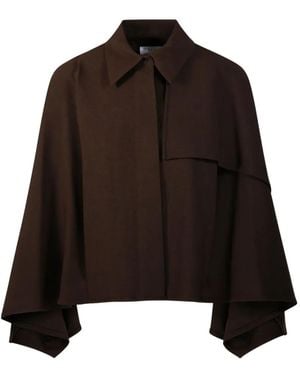 OSCAR THE COLLECTION Yavi Asymmetric Top - Brown