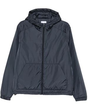 Aspesi Kapuzenjacke Mit Reißverschluss - Blau