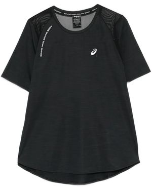 Asics Road Mesh-Panel T-Shirt - Black