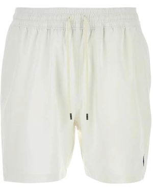 Polo Ralph Lauren Badeshorts Mit Kordelzug - Weiß