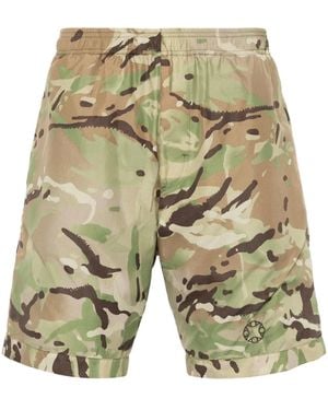 1017 ALYX 9SM Bermudas Camo con logo bordado - Verde