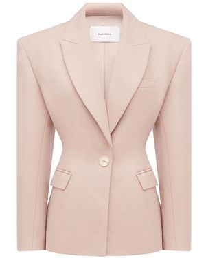 Alex Perry Single-Breasted Contour Blazer - Pink