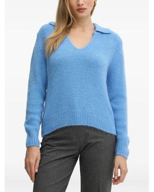 Morgan Pullover Mit V-Ausschnitt - Blau