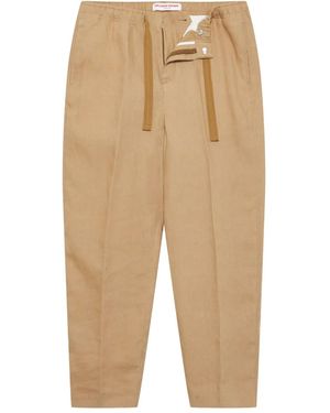 Orlebar Brown Alex Tapered Linen Trousers - Natural