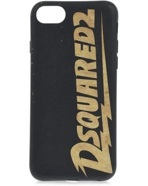 DSquared² Iphone 8 Plus Logo-Print Case - Black