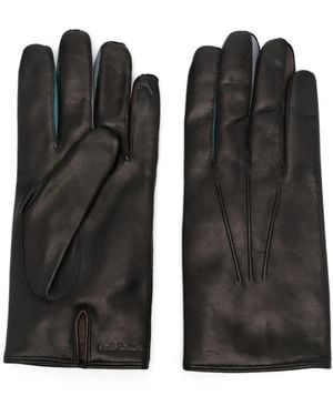 Paul Smith Leather Gloves - Black