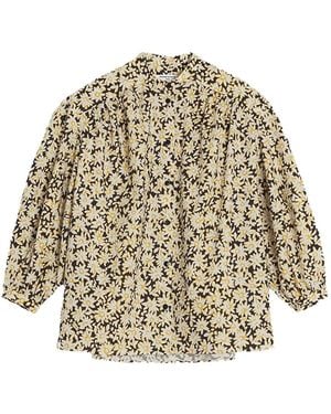 Maison Kitsuné フローラル シャツ - ナチュラル