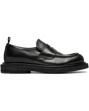 Officine Creative Wisal Leather Penny Loafers - Black