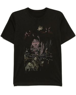 JNBY Embroidered T-Shirt - Black