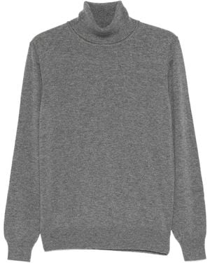 Kangra Roll-Neck Long-Sleeve Jumper - Grey