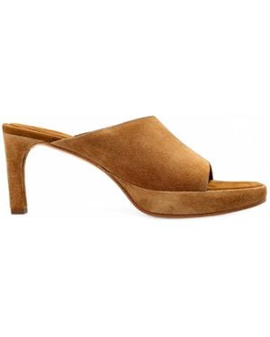 Balenciaga Fargo Platform Sandals - Brown