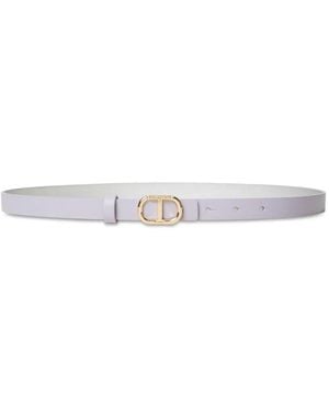 Twinset Leather Belt - White