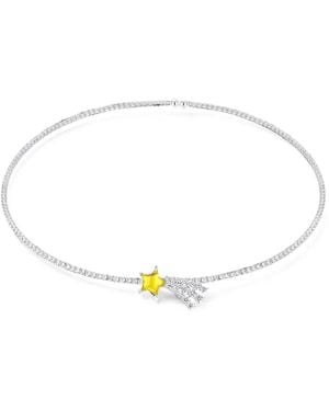 YVMIN Shooting Star Necklace - White