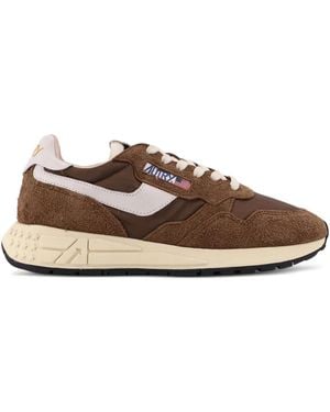 Autry Reelwind Suede Trainers - Brown