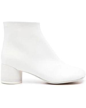 MM6 by Maison Martin Margiela Botines de piel - Blanco