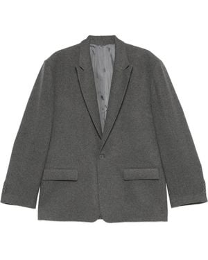 MARSĒM Pocket Single-Breasted Blazer - Grey