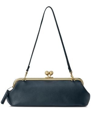 COACH Kisslock Frame 30 Clutch Bag - Blue