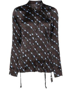 JNBY Camicia A Fantasia - Nero