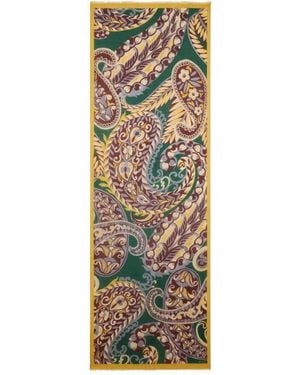 Etro Fular Con Motivo Floral - Amarillo