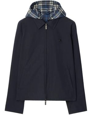 Burberry Reversible Zip-up Jacket - Blue