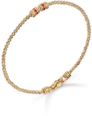 Officina Bernardi Pulsera Moon en oro amarillo de 18 ct con rubí - Metálico