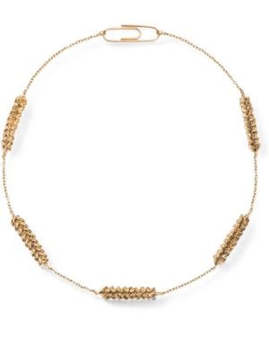 Aurelie Bidermann Five Wheat Cobs Necklace - Natur